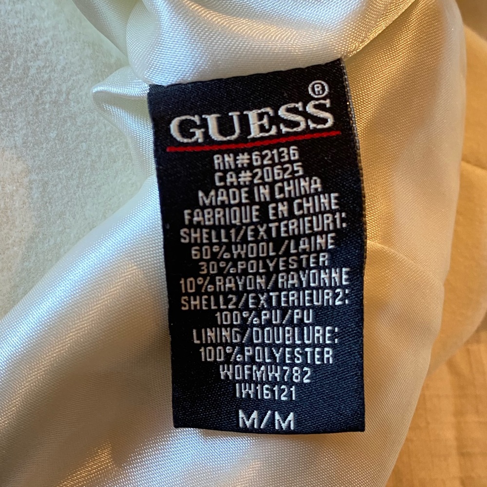 Guess double breasted zip detail short pea coat - Picture 7 of 7